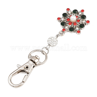 Подвесные украшения из эмали из сплава 5 шт. HJEW-JM04152-1