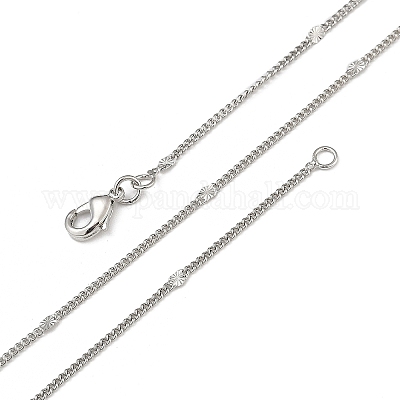 2 мм латунные цепочки с покрытием панциря для женщин и мужчин MAK-L044-24P-1