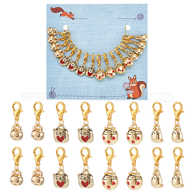 3d подвеска из эмали из кошачьего сплава HJEW-AB00554-1