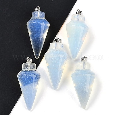 Opalite драгоценного камня указал подвески G-K384-01P-06-1