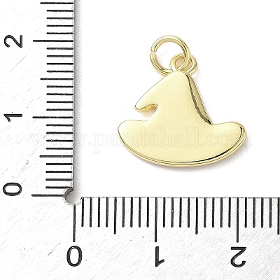 Подвески из латуни и эмали на тему Хэллоуина KK-L248-01G-08-1