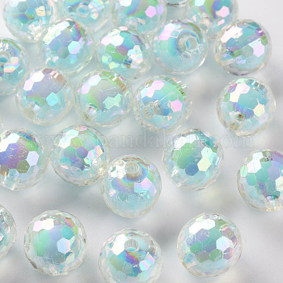 Perles en acrylique transparente&nbsp;TACR-S152-14B-A07-1
