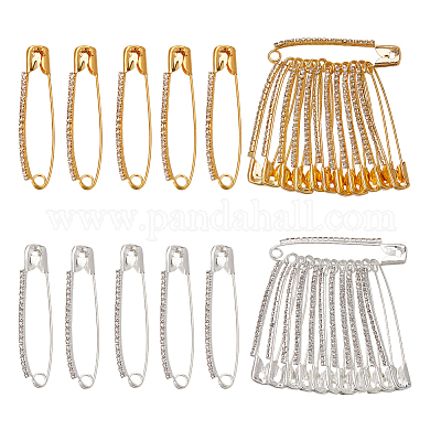 1 набор регулируемых джинсовых булавок со стразами из сплава FIND-FG0003-57-1