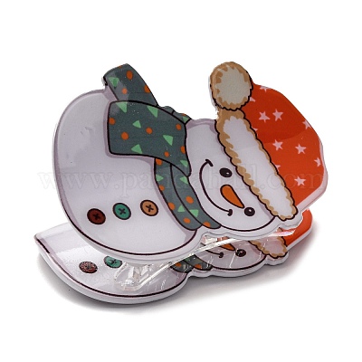 Рождественские пластиковые заколки-коготь PHAR-K006-01C-1