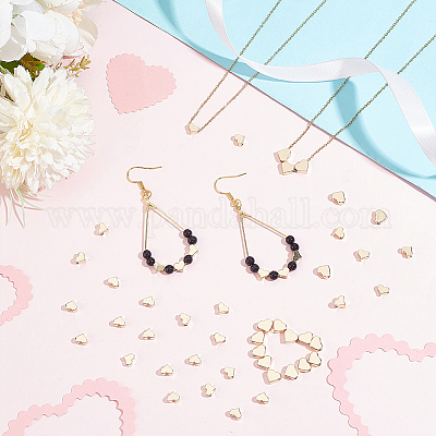 100шт 2 стиля латунные бусины KK-PH0010-87-1