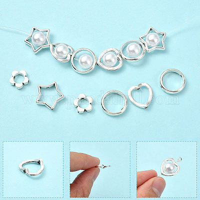 120шт. 4-х стилевая оправа из сплава FIND-SP0004-15-1