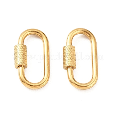 Карабин с замком из нержавеющей стали 304 STAS-C092-04D-G-1