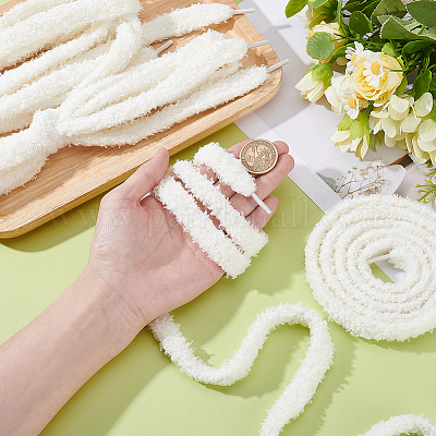 4 пара шнурков из плюшевой ткани&nbsp;AJEW-HY0002-72A-1