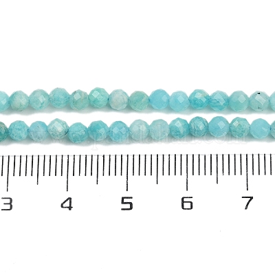 Природных амазонит бисер нитей G-P572-B04-A-1
