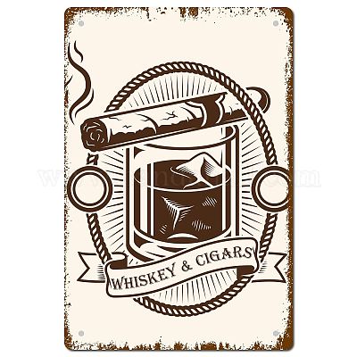 Rechteckiges Metalleisen-Schildplakat&nbsp;AJEW-WH0157-334-1