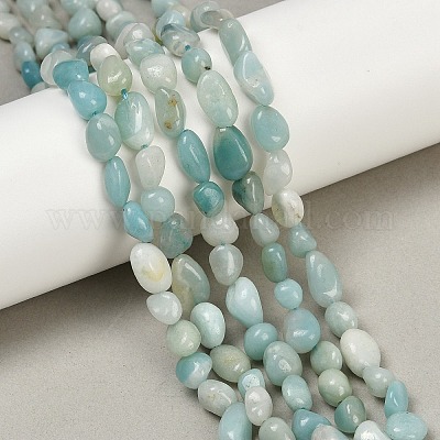 Природные амазонит бисер пряди самородки G-J335-31B-1