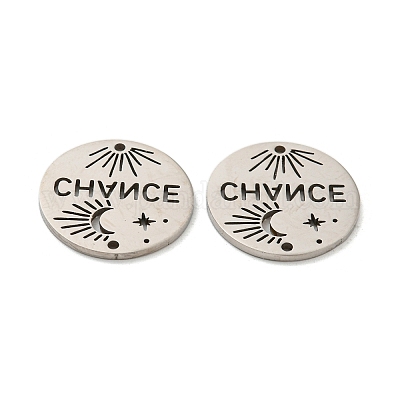 Подвески-шармы из полой нержавеющей стали 316L STAS-K280-09P-1