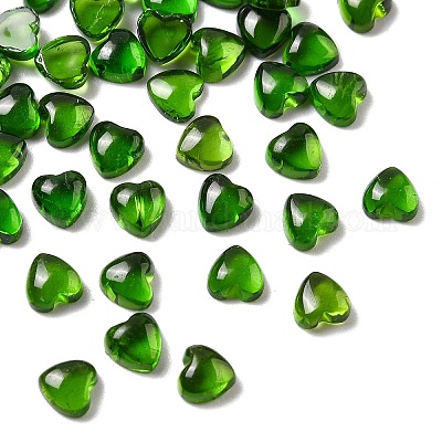 Натуральный зеленый диопсид класса АА кабошоны G-L616-01-1