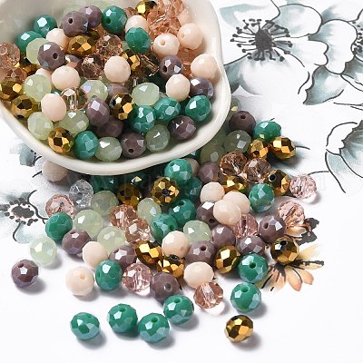 Стеклянные бусины EGLA-A034-LM8mm-17-1