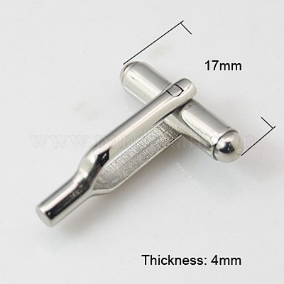 Классическая мужская рубашка 304 нержавеющая сталь запонки X-STAS-H052-17-1