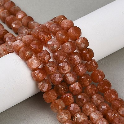 Натуральный Sunstone бисер пряди G-Z106-F02-1