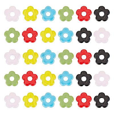 Европейские бусины лэмпворк ручной работы LAMP-GO0001-09-1