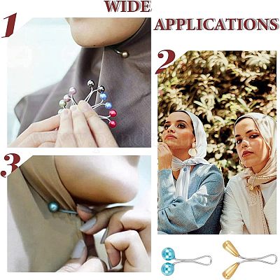 4 карточка 2 стиль стальные U-образные зажимы набор AJEW-CA0001-66-1