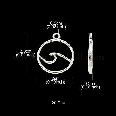 20 шт. Подвески из сплава в тибетском стиле TIBE-YW0001-27-1