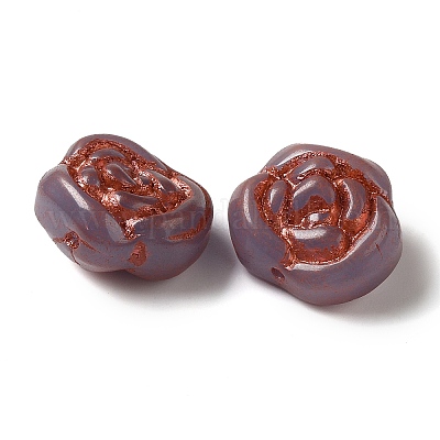 Непрозрачные бусины лэмпворк LAMP-P065-02B-01-1