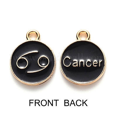 Подвески из эмали и сплава ENAM-SZ0001-28C-D-1