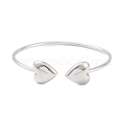 Латунные браслеты с покрытием стойки BJEW-L652-25P-1