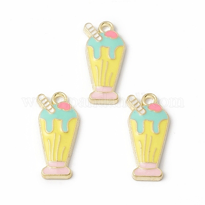 Подвески из эмали и сплава ENAM-G212-11G-03-1