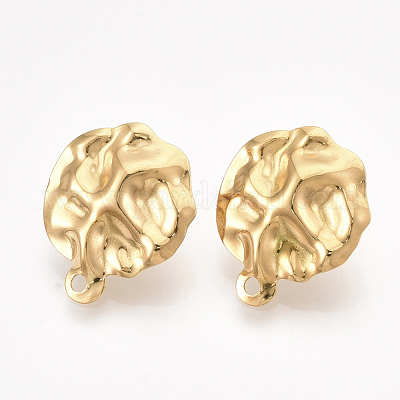 Фурнитура для сережек-гвоздиков из нержавеющей стали 304 STAS-T045-19G-1