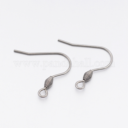 304 Stainless Steel Earring Hooks STAS-E074-42-1