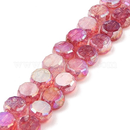 Imitation Jade Glass Beads Strands GLAA-P058-05A-07-1