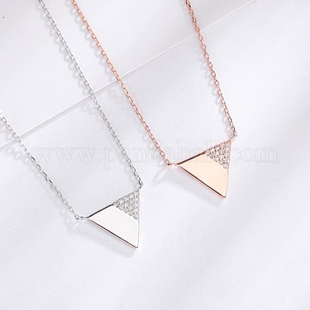 925 Sterling Silver Pendant Necklaces NJEW-BB55768-B-1