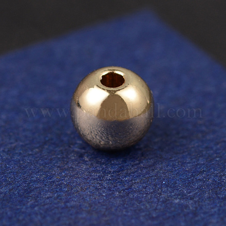 Alloy Round Beads PALLOY-ZN818-6mm-G-RS-1