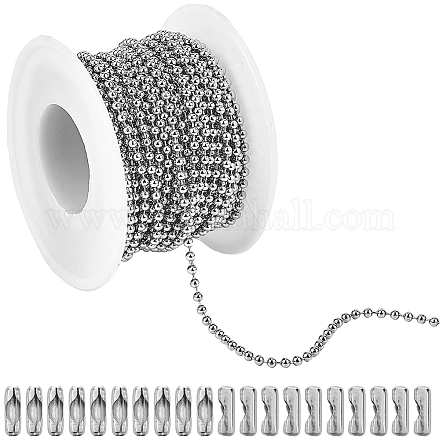 Наборы для изготовления цепочек из шариков и браслетов из нержавеющей стали 304 своими руками DIY-SC0027-80P-03-1