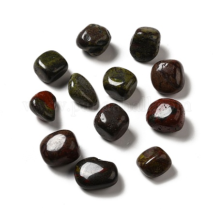 Perles de pierres de sang naturelles G-G979-A19-1