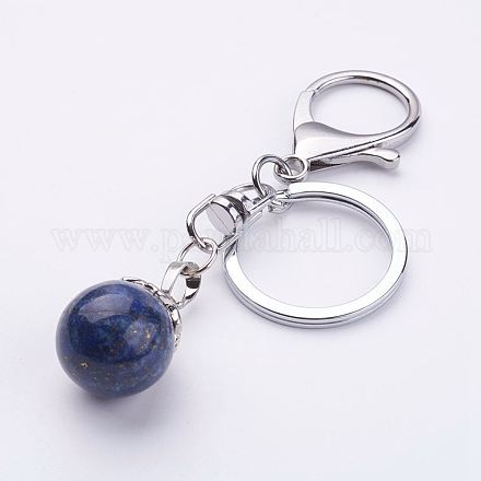 Porte-clés lapis lazuli naturel KEYC-P032-D05-1