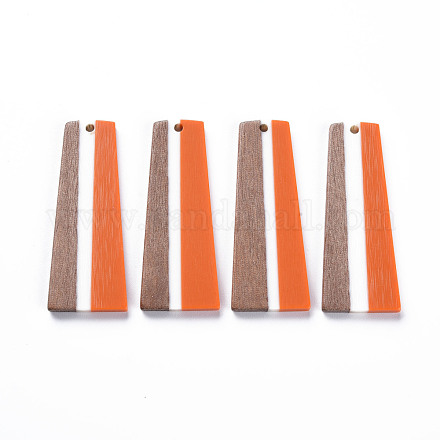 Colgantes de resina y madera de nogal X-RESI-S389-073A-A07-1