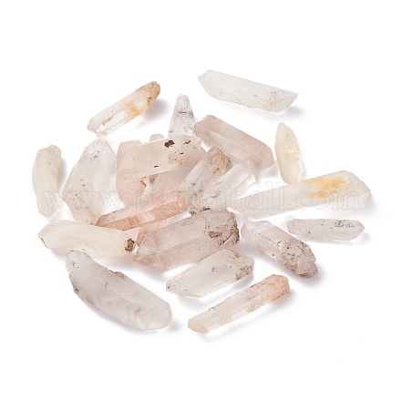 Perles de cristal de quartz naturel G-XCP0009-10-1