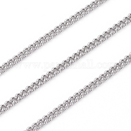 304 Stainless Steel Curb Chains CHS-F007-06P-1