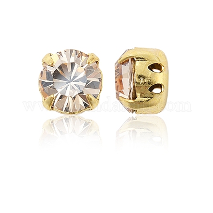 Preciosa® maxima crystal в пришивной чашке X-PRC-SS34-00030-235-G-1