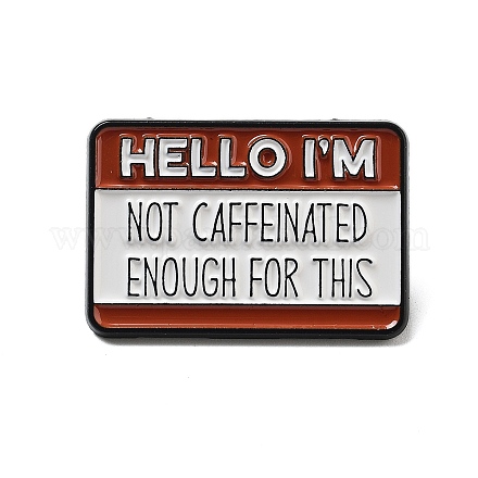 Épingles en alliage émaillé sur le thème du café JEWB-Z025-01A-1