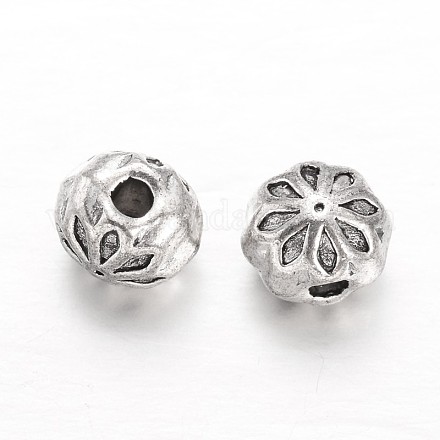 Round Alloy Beads PALLOY-L166-34AS-1