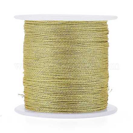 Polyester Braided Metallic Thread OCOR-I007-B-07-1