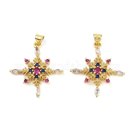 Латунные микро проложить кубического циркония подвески KK-S526-45G-1