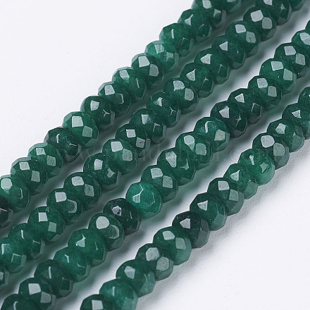 Chapelets de perles en jade de malaisie naturelle G-D165-B-03-1