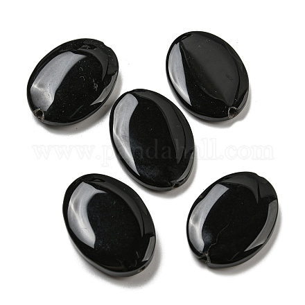 Perles d'onyx noir naturel (teintes et chauffées) G-B070-15-1