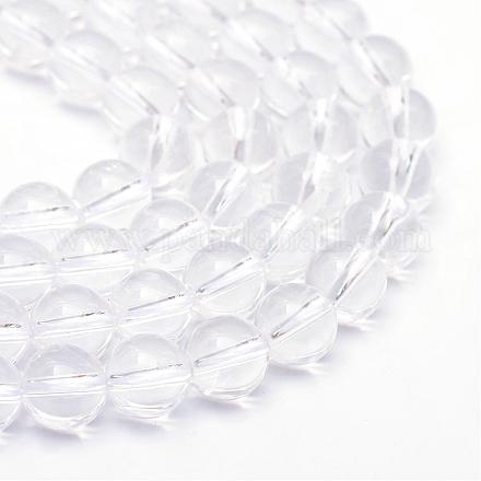 Chapelets de perle en cristal de quartz naturel G-UK0001-77-12mm-1