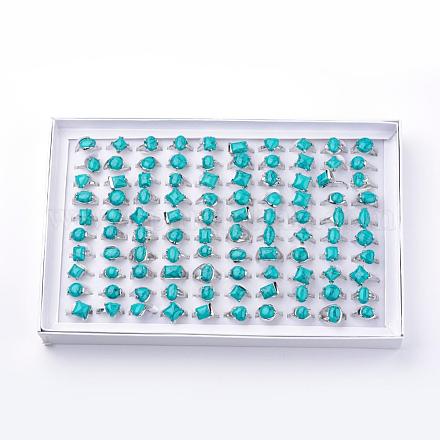Synthetic Turquoise Rings G-S242-03-B-1