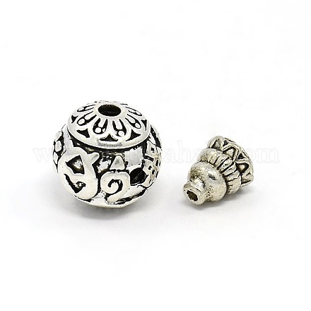 Vintage Buddha-Stil Messing Perlen Sets KK-A131-A05-1