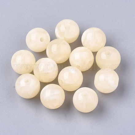Acrylic Beads OACR-S022-25-10mm-1