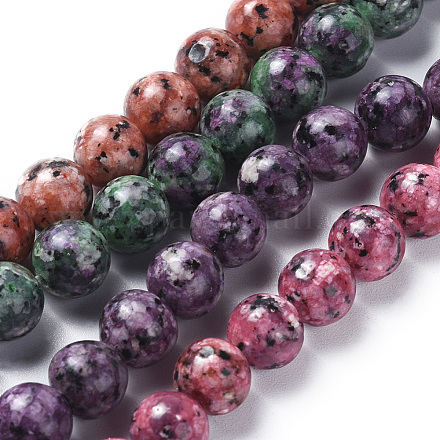 Chapelets de perles en labradorite naturelle  G-G796-01B-1